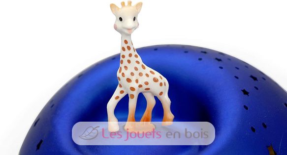 Veilleuse musicale Sophie la girafe avec projecteur d'étoiles - Trousselier