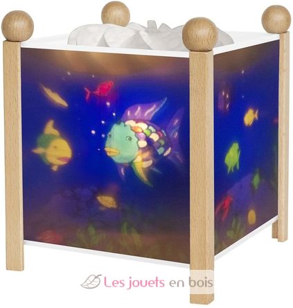 Lanterne Magique poisson arc-en-ciel naturel TR-4366 Trousselier 1