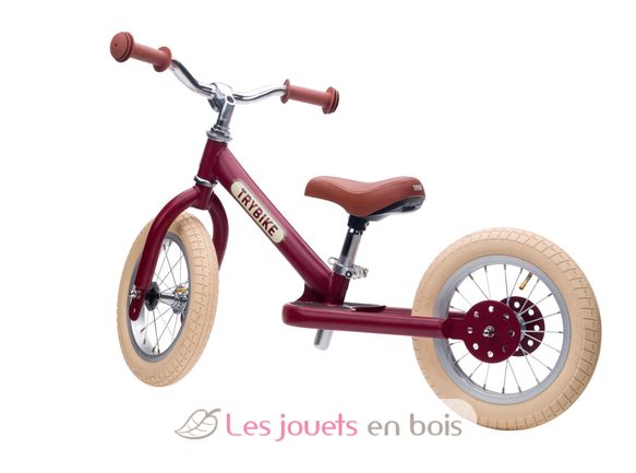 Trybike Draisienne acier vintage rouge mat TBS-2-REDM-VIN Trybike 4