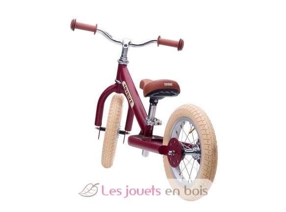 Trybike Draisienne acier vintage rouge mat TBS-2-REDM-VIN Trybike 5