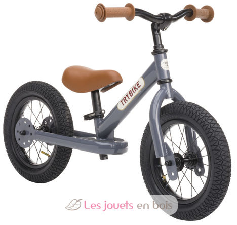 Trybike Draisienne acier gris anthracite TBS-2-ANT Trybike 2