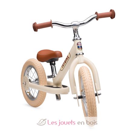 Trybike Draisienne acier vintage crème mat TBS-2-CRM-VIN Trybike 2