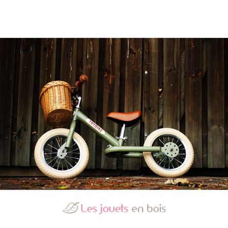 Bilbear Panier de vélo en tissu pour enfants avec cadre avant pour poupée,  panier de rangement pliable pour guidon de vélo, sac à bandoulière pour  scooter, tricycle, vélo de tout-petit, draisienne 
