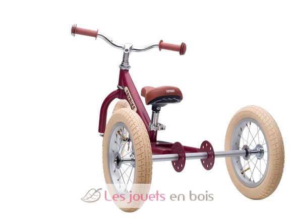 Trybike Draisienne évolutive 2 en 1 rouge mat TBS-3-REDM-VIN Trybike 4