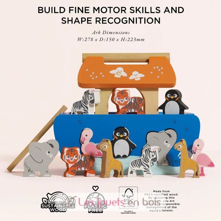 Boite à formes Arche de Noé TV212 Le Toy Van 6