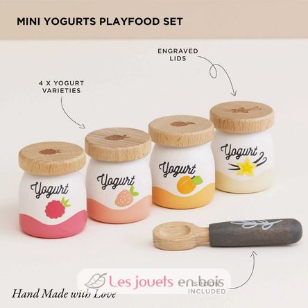 Ensemble de yaourts en bois TV340 Le Toy Van 2