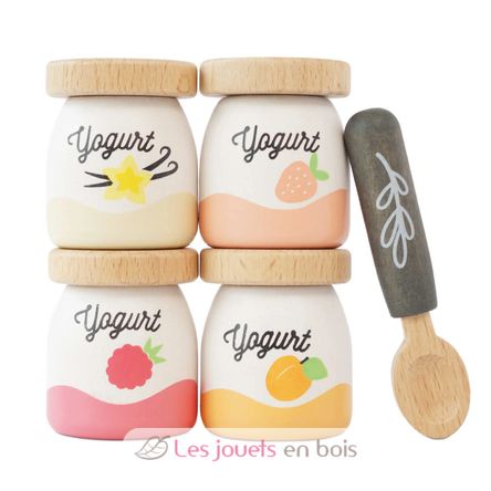 Ensemble de yaourts en bois TV340 Le Toy Van 1