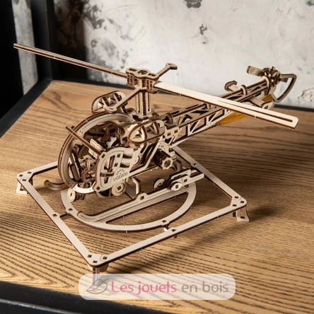 Puzzle 3D Mini Hélicoptère U-70225 Ugears 3