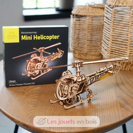 Puzzle 3D Mini Hélicoptère U-70225 Ugears 5
