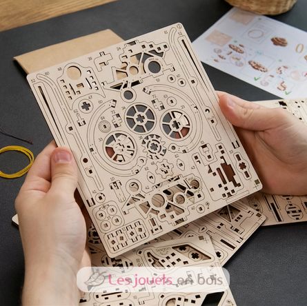 Puzzle 3D Mini Hélicoptère U-70225 Ugears 7