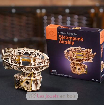 Puzzle 3D Mini Dirigeable Steampunk U-70226 Ugears 7