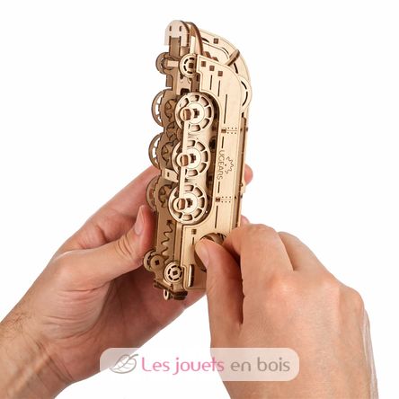 Puzzle 3D Mini locomotive U-70228 Ugears 3