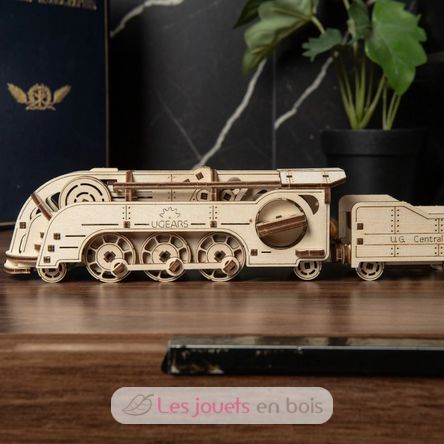 Puzzle 3D Mini locomotive U-70228 Ugears 6