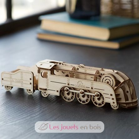 Puzzle 3D Mini locomotive U-70228 Ugears 7