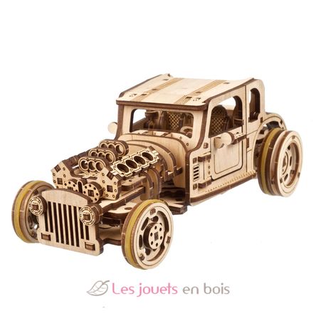 Puzzle 3D Hot Rod Furious Mouse U-70192 Ugears 1