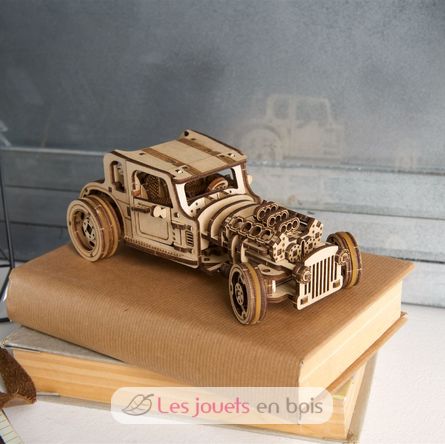 PUZZLE 3D MAQUETTE en Bois a Construire Voiture pour Adulte