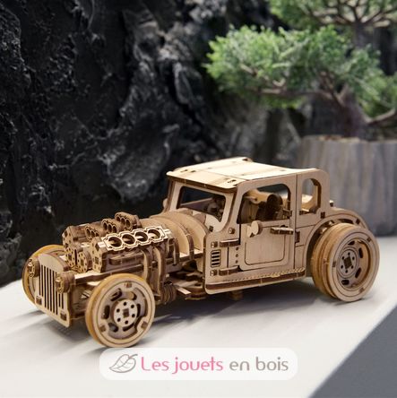 UGEARS Voiture de Sport Souris Rapide - Maquette en Bois à