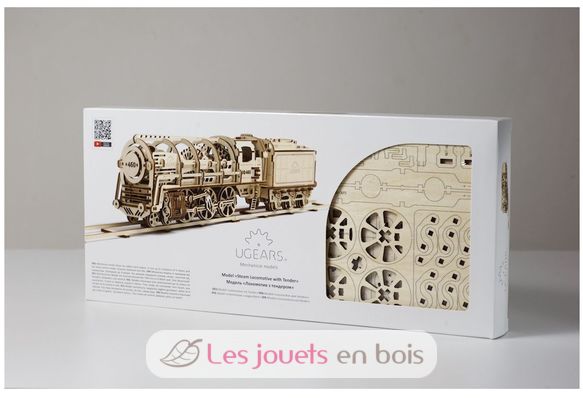 Puzzle 3D Locomotive à vapeur U-70012 Ugears 7