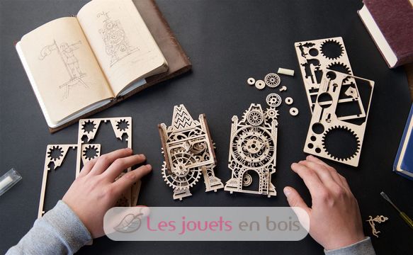 Puzzle 3D Ancien beffroi U-70169 Ugears 3