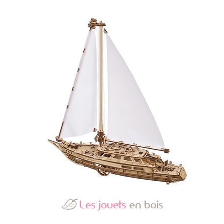 Puzzle 3D Bateau à voile Sérénité U-70224 Ugears 4