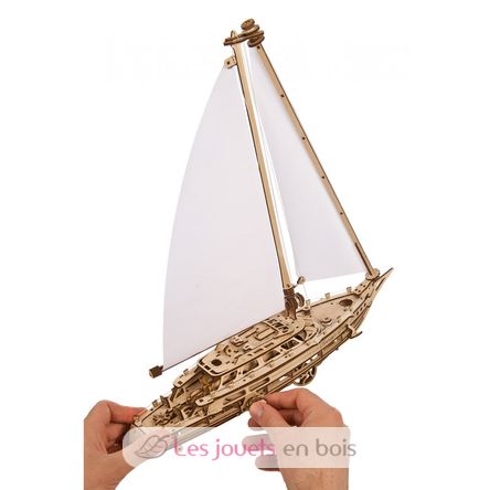 Puzzle 3D Bateau à voile Sérénité U-70224 Ugears 5