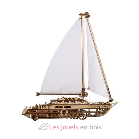 Puzzle 3D Bateau à voile Sérénité U-70224 Ugears 6