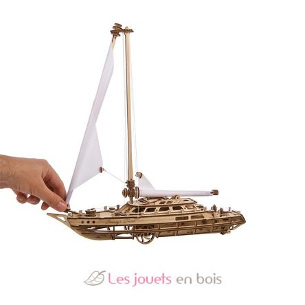 Puzzle 3D Bateau à voile Sérénité U-70224 Ugears 7