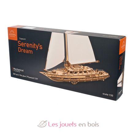 Puzzle 3D Bateau à voile Sérénité U-70224 Ugears 10