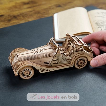 Puzzle 3D Voiture de sport Rapid Mouse U-70202 Ugears 7