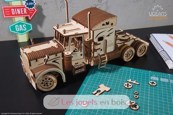 Puzzle 3D Camion poids-lourd U-70056 Ugears 7