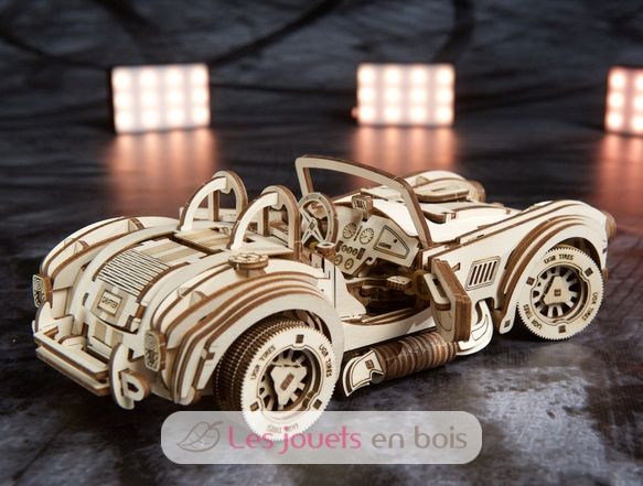 Puzzle 3D Voiture de course Drift Cobra U-70161 Ugears 3