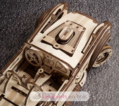 Puzzle 3D Voiture de course Drift Cobra U-70161 Ugears 4