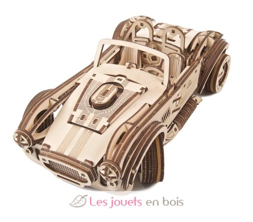 Puzzle 3D Voiture de course Drift Cobra U-70161 Ugears 1