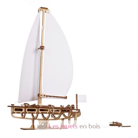 Puzzle 3D Yacht beauté de l'océan U-70193 Ugears 1