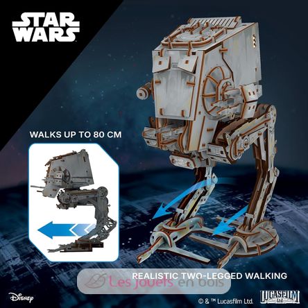 Puzzle 3D AT-ST Walker Star Wars U-70268 Ugears 4