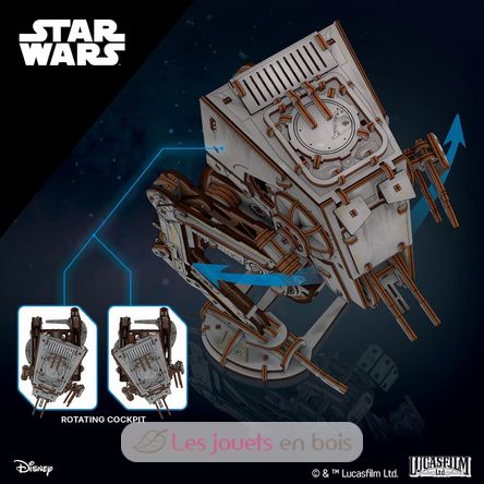 Puzzle 3D AT-ST Walker Star Wars U-70268 Ugears 7