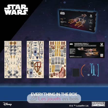 Puzzle 3D Podracer d’Anakin Skywalker U-70273 Ugears 9