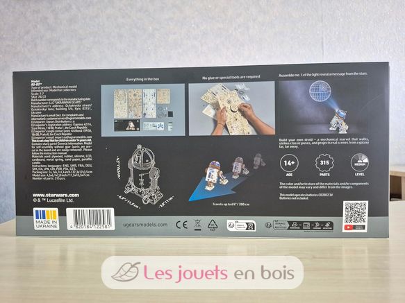 Puzzle 3D R2-D2 Star Wars U-70272 Ugears 9