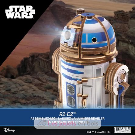 Puzzle 3D R2-D2 Star Wars U-70272 Ugears 6