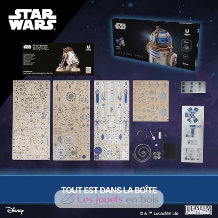 Puzzle 3D R2-D2 Star Wars U-70272 Ugears 5