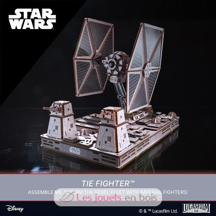 Puzzle 3D Chasseur TIE Star Wars U-70270 Ugears 8