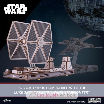 Puzzle 3D Chasseur TIE Star Wars U-70270 Ugears 9