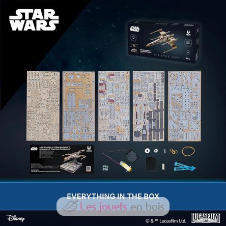 Puzzle 3D X-Wing de Luke Skywalker U-70269 Ugears 6