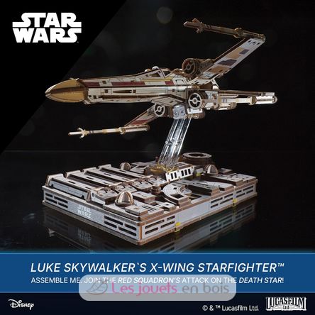 Puzzle 3D X-Wing de Luke Skywalker U-70269 Ugears 7