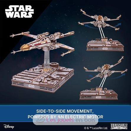 Puzzle 3D X-Wing de Luke Skywalker U-70269 Ugears 8