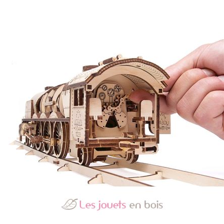 Puzzle 3D Train à vapeur V-Express U-70058 Ugears 4