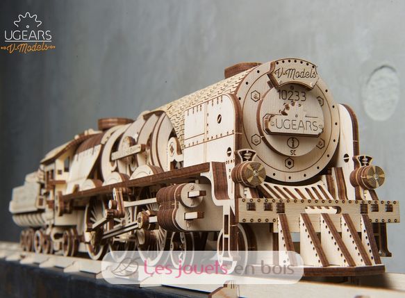 Puzzle 3D Train à vapeur V-Express U-70058 Ugears 7