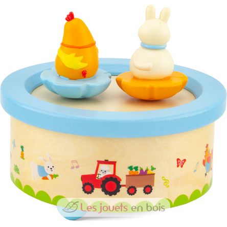 Boite à musique Poule et Lapin UL1563 Ulysse 3