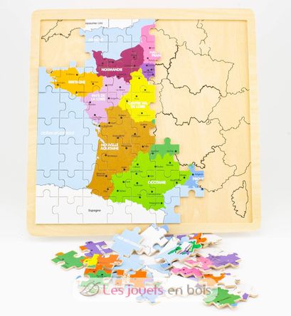 Puzzle carte de France les régions UL-3971 Ulysse 2