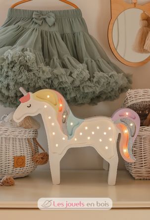 Lampe Veilleuse Licorne Arc-en-ciel LL012-343 Little Lights 3